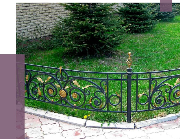 Кованые газонные ограждения в Борзе от 7674 руб. — ПРОЛЁТ-Бря