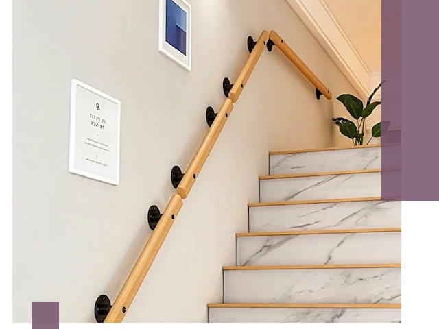 Поручни металлические и деревянные под ключ в Борзе