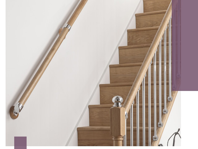 Пристенные поручни из стали и нержавейки под монтаж в Борзе