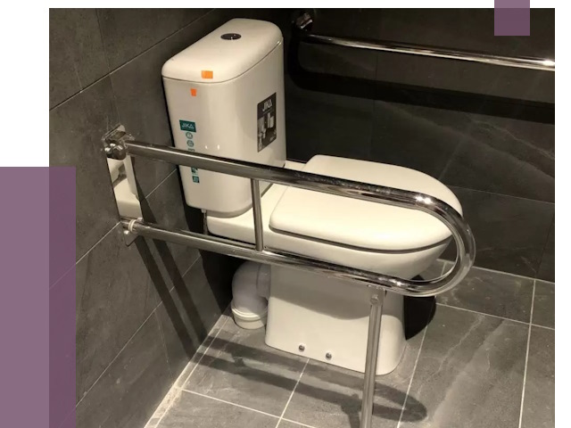 Поручни для санузлов в Борзе от 4326 руб.  | ПРОЛЁТ-Бря