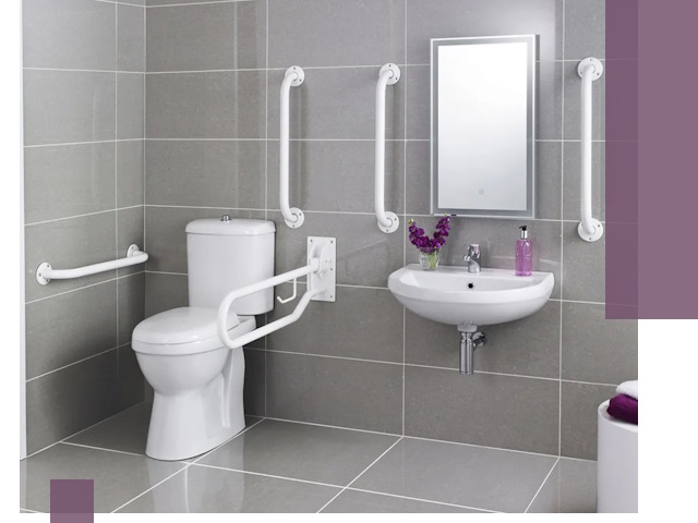 Поручни для санузлов в Борзе: установка, ремонт и монтаж