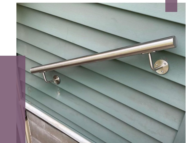 Поручни из нержавеющей стали в Борзе от 7726 руб.  | ПРОЛЁТ-Бря